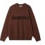 Fear of God Essentials Knitted Harvest Brown Sweatshirt