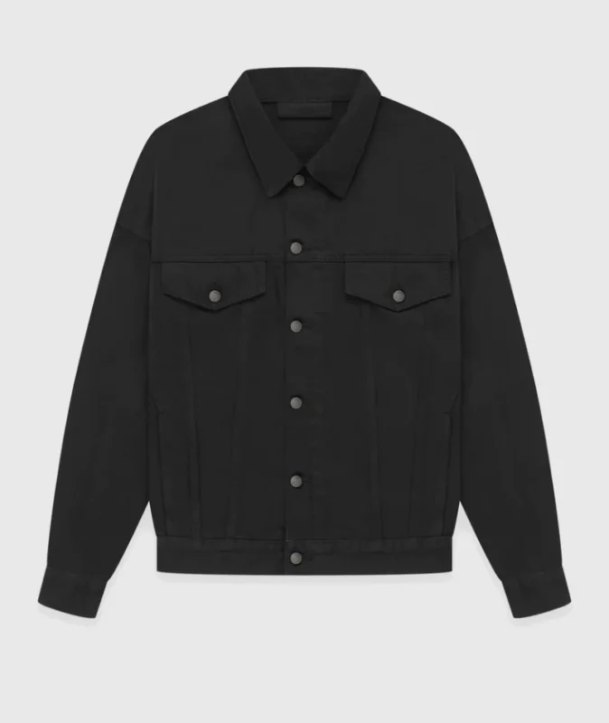 Essentials Fear of God Denim Jet Black Jacket