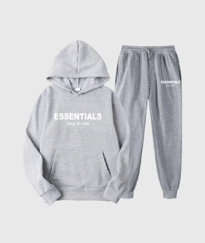 Essentials Fear of God Grey Tracksuit