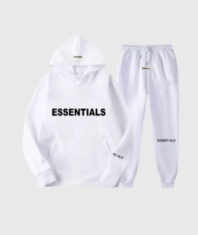 Essentials Fear of God White Tracksuit