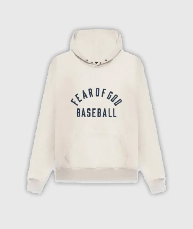 Fear Of God Baseball Cream Hoodie