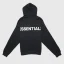 Essentials 3M Logo Pullover Black Hoodie