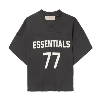 Essentials Fear Of God Kids Football Black T-Shirt