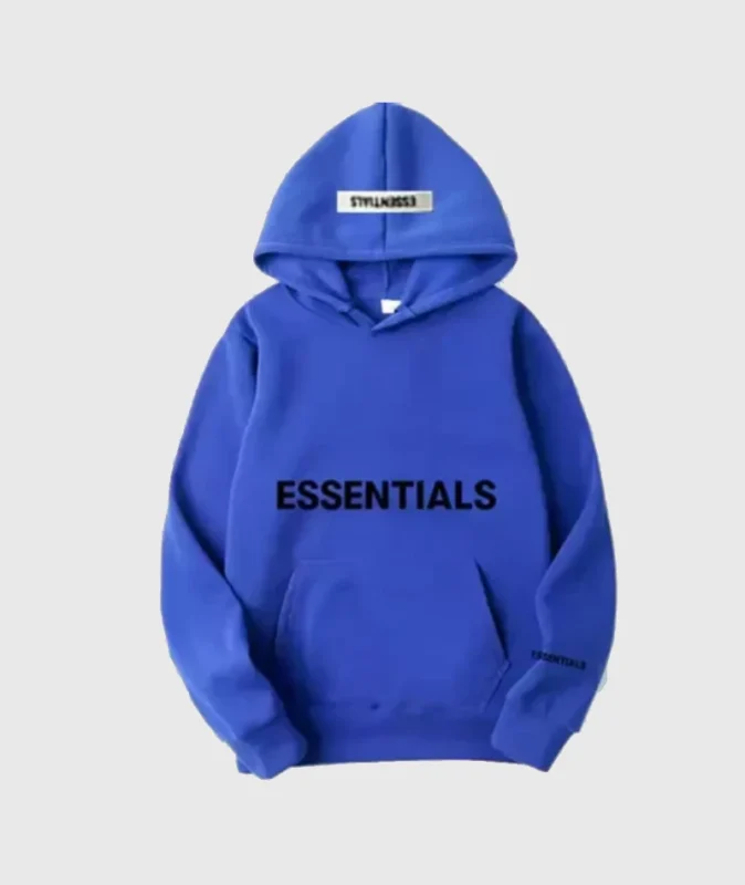 Fear of God Essentials Blue Hoodie