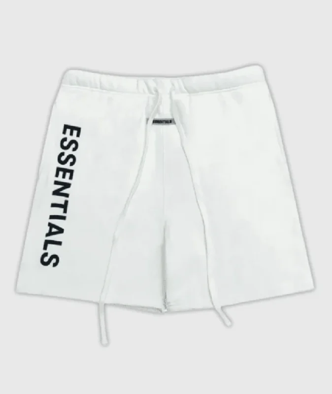 Fear of God Essentials Logo White Shorts
