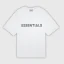 Fear of God Essentials Applique Logo White T-Shirt