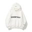 Essentials x Oversized White Hoodie