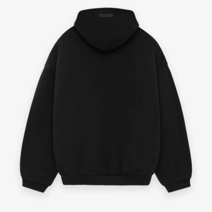 Fear-Of-God-Essentials Fleece-Hoodie-Black