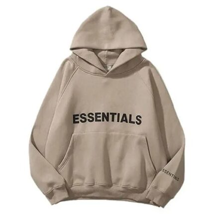 Essentials-Knit-Pullover-Hoodie-Brown