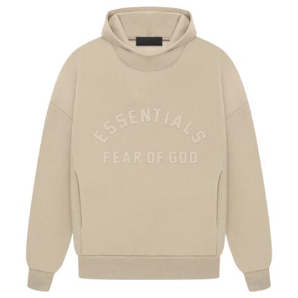 Essentials-Fear-of-God Hoodie-Dusty-Beige