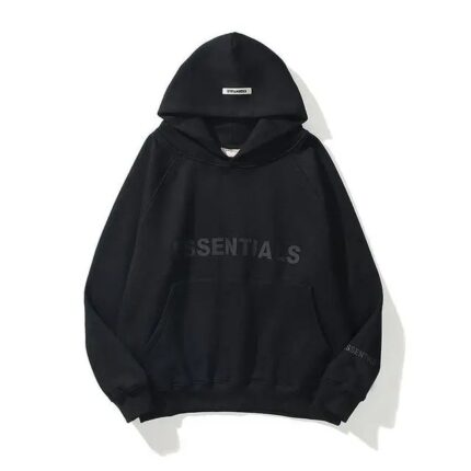 Essentials-Oversize Hoodie-Black