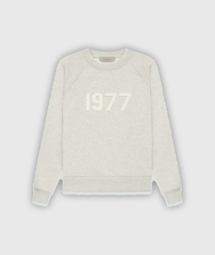 Essentials-Crewneck-1977-Sweatshirt-Gray