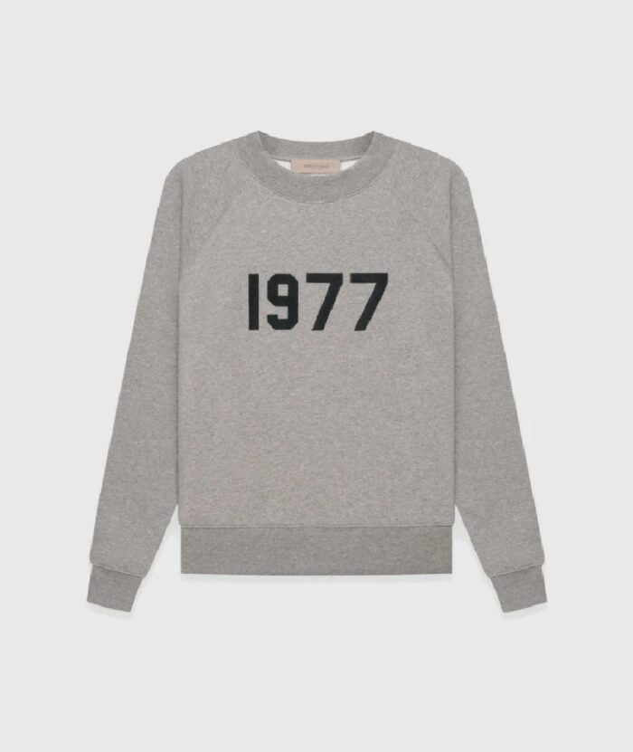 Essentials-Crewneck-1977-Sweatshirt-Dark-Gray