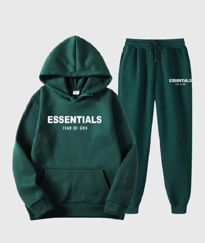 Essentials-Fear-of-God-Tracksuits-Green