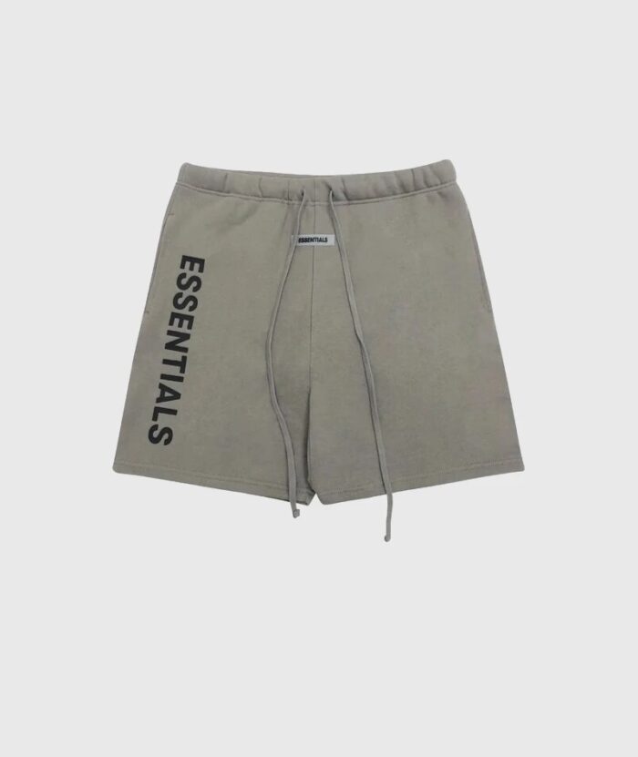 Essentials-Logo-Shorts-Grey