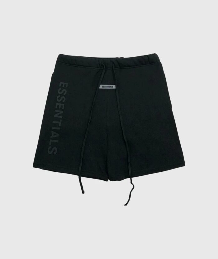 Essentials-Logo-Shorts-Black