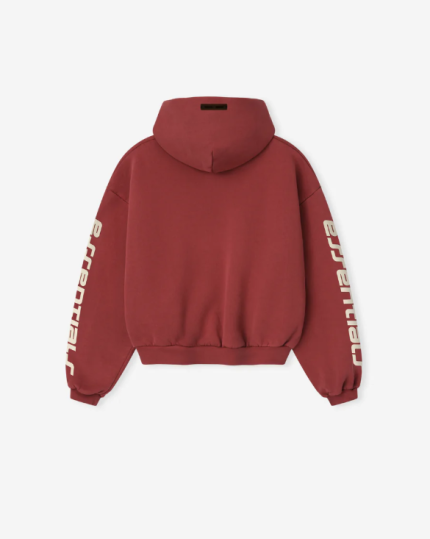 Essentials Kids Classic Crimson Hoodie