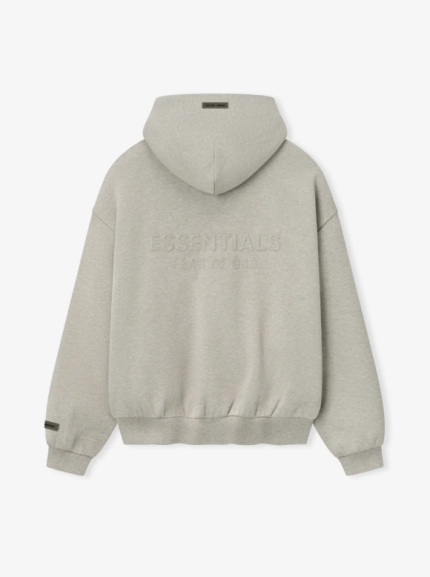 Essentials Embossed Classic Fleece Zip-Up Hoodie